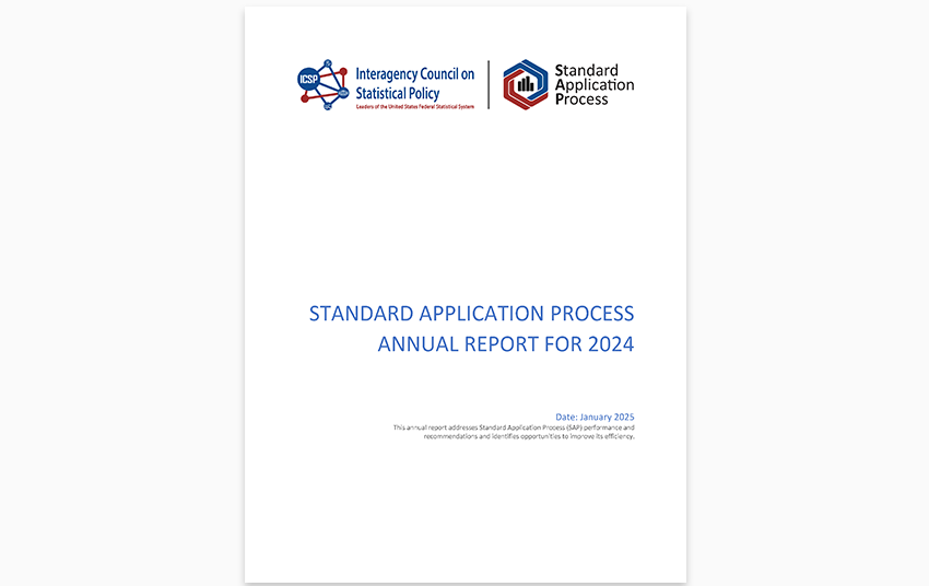 Standard Application Process Annual Report Calendar Year 2024.