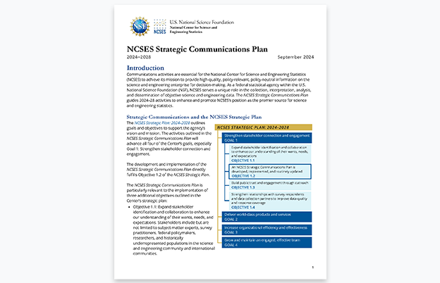 NCSES Communications Plan.