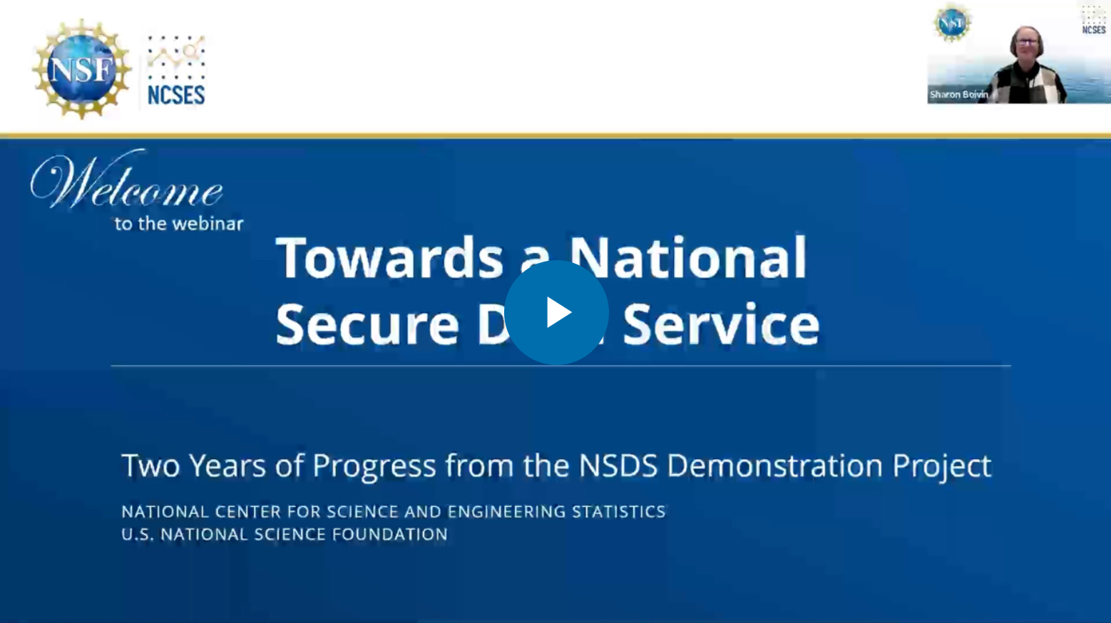 Towards a National Secure Data Service (NSDS).