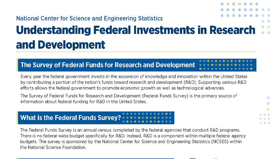 Survey of Federal Funds for R&D Overview