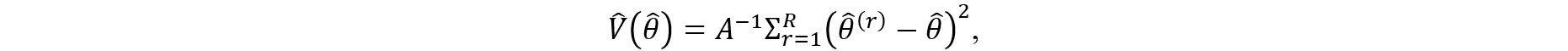 Three pages of scientific text and equations discussing replicate weight perturbation for synthetic data, featuring detailed mathematical formulas and derivations. Please contact NCSES for more information if needed.