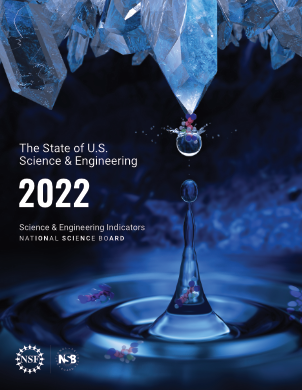 The State of U.S. Science and Engineering 2022 cover image.